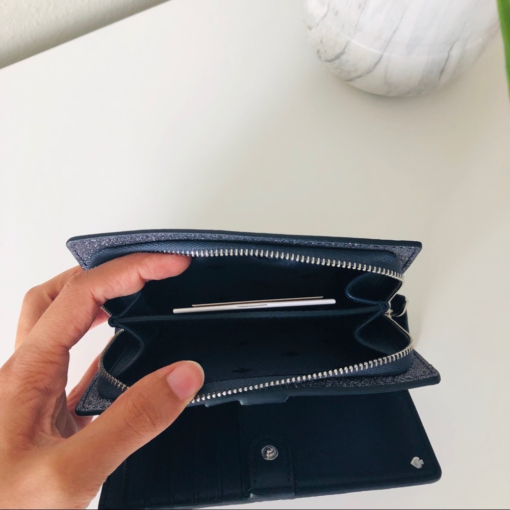 Kate Spade Joeley Small Satchel dusk navy 4pc set - Picture 7 of 8